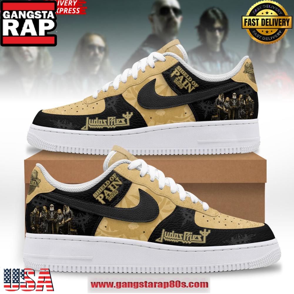 Judas Priest Shield of Pain Tour 2025 Limited Air Force 1 Sneakers Shoes
