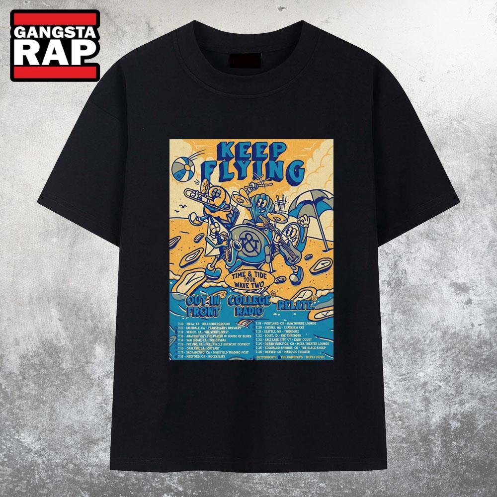 Keep Flying Time And Tide Wave Two Tour 2025 T Shirt
