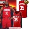 Kevin Durant Houston Rockets #35 Red Version Limited Basketball Jersey 3 Kevin Durant Houston Rockets #35 Red Version Limited Basketball Jersey