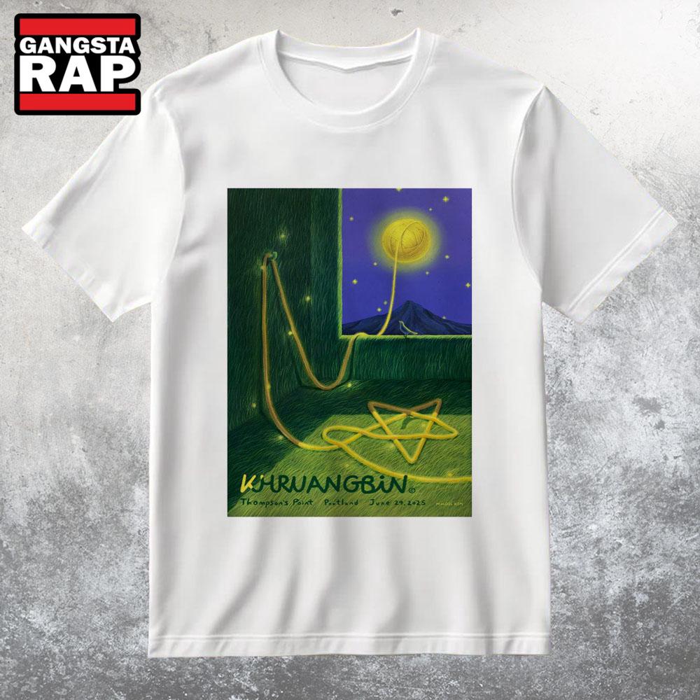 Khruangbin 6-29-2025 Thompson's Point in Portland ME T Shirt Khruangbin 6-29-2025 Thompson's Point in Portland ME T Shirt