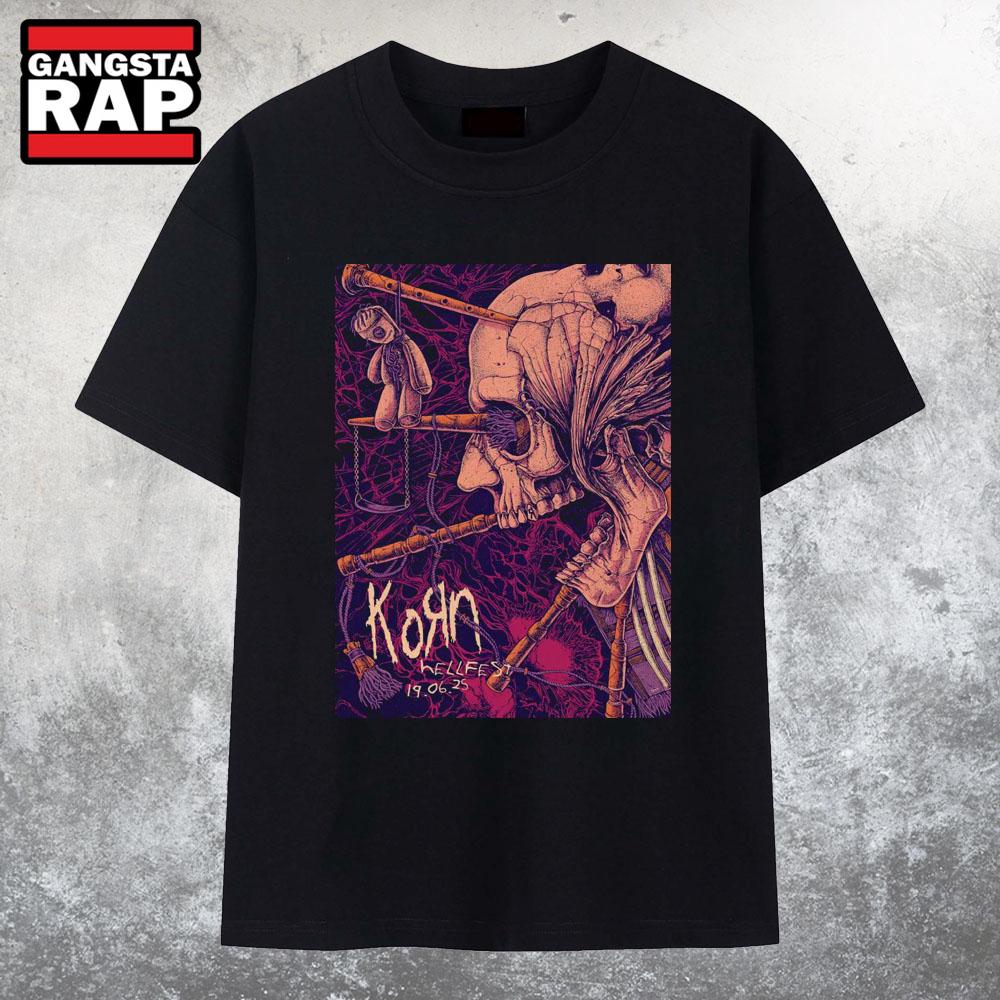 Korn Live At Hellfest 2025 In Clisson FR T Shirt