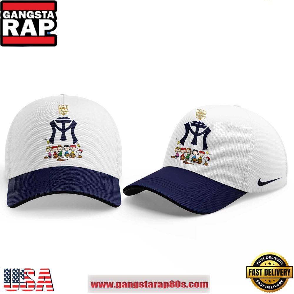 Leones de Yucat?n x Peanuts LMB 100th Anniversary Limited Edition Classic Cap Snapback Hats