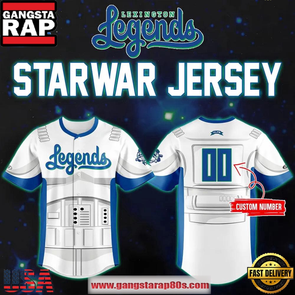 Lexington Legends x Star Wars Limited Edition Custom Baseball Jersey Shirt Lexington Legends x Star Wars Limited Edition Custom Baseball Jersey Shirt