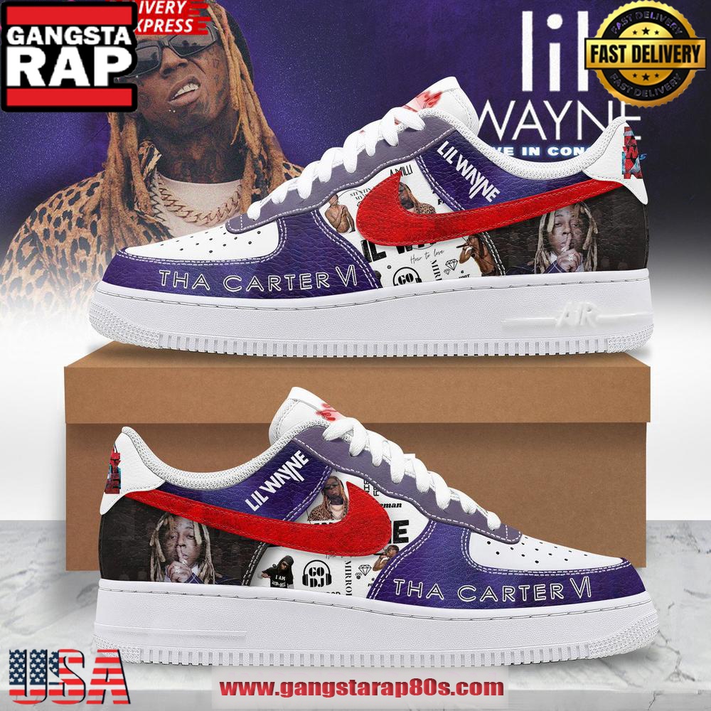 Lil Wayne Tha Carter VI Limited Edition Air Force 1 Running Sneakers Shoes