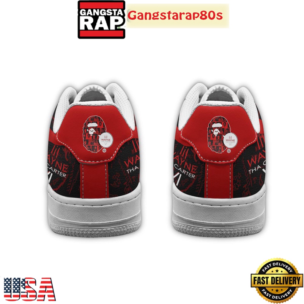 Lil Wayne Tha Carter VI Young Money Air Force 1 Sneakers Shoes
