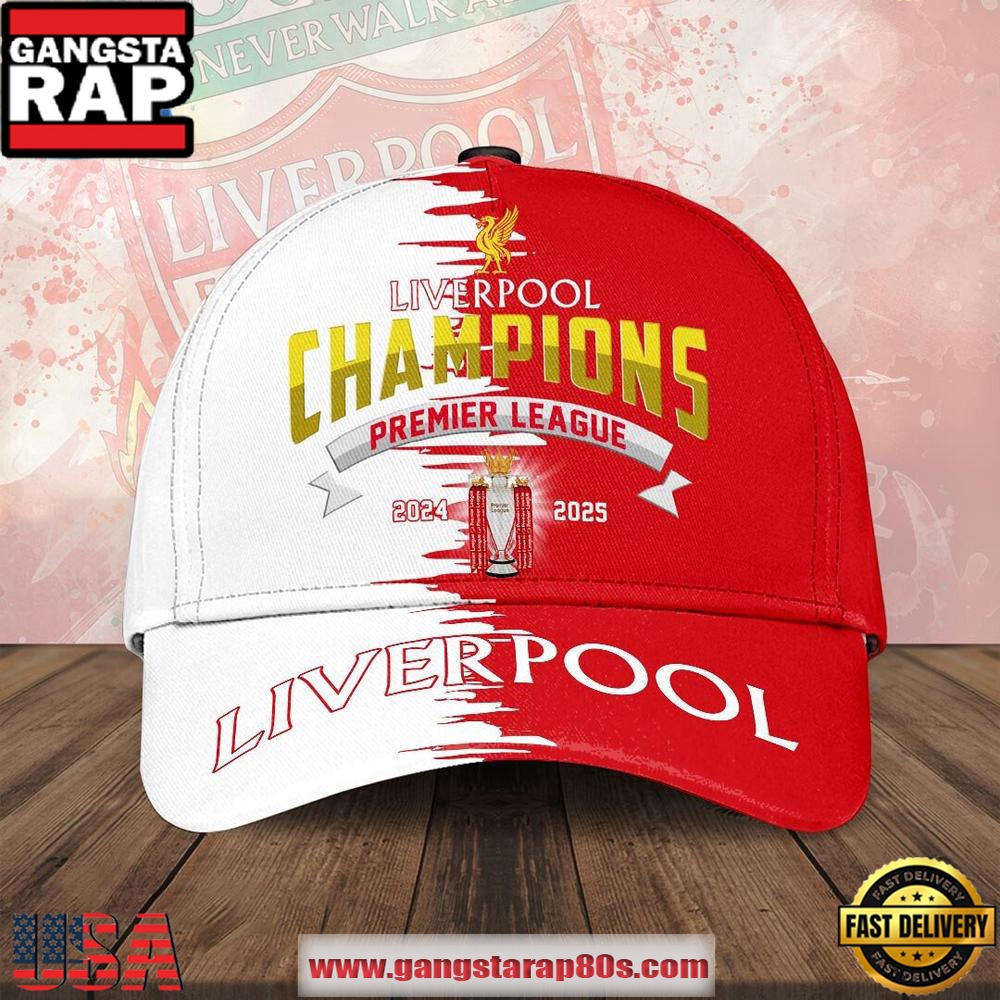 Liverpool 2025 EPL Champions Limited Edition Classic Cap Hats