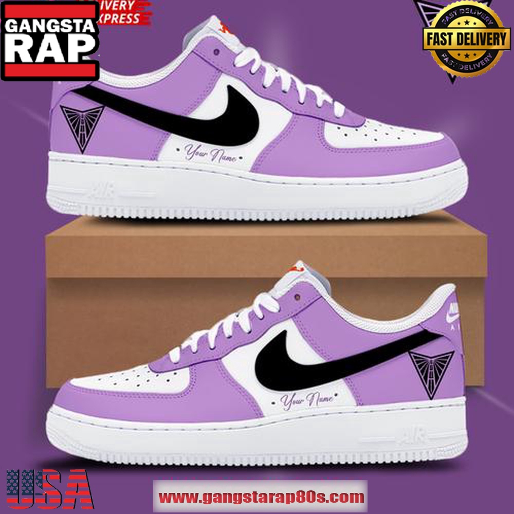 Los Angeles Sparks Rebel Edition 2025 Custom Air Force 1 Running Sneakers Shoes