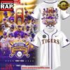 LSU Tigers 2025 NCAA Baseball National Champions White Edition Baseball Jersey Shirt