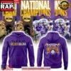 LSU Tigers Geauxmaha National Champions 2025 Purple All Over Print Hoodie