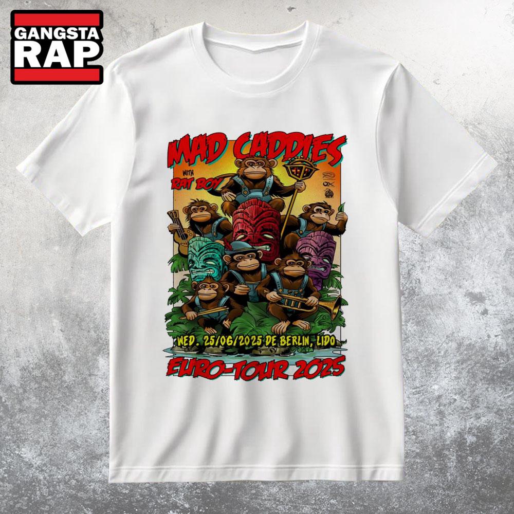 Mad Caddies With Rat Boy At Lido in Berlin Germany Jun 25 2025 T Shirt
