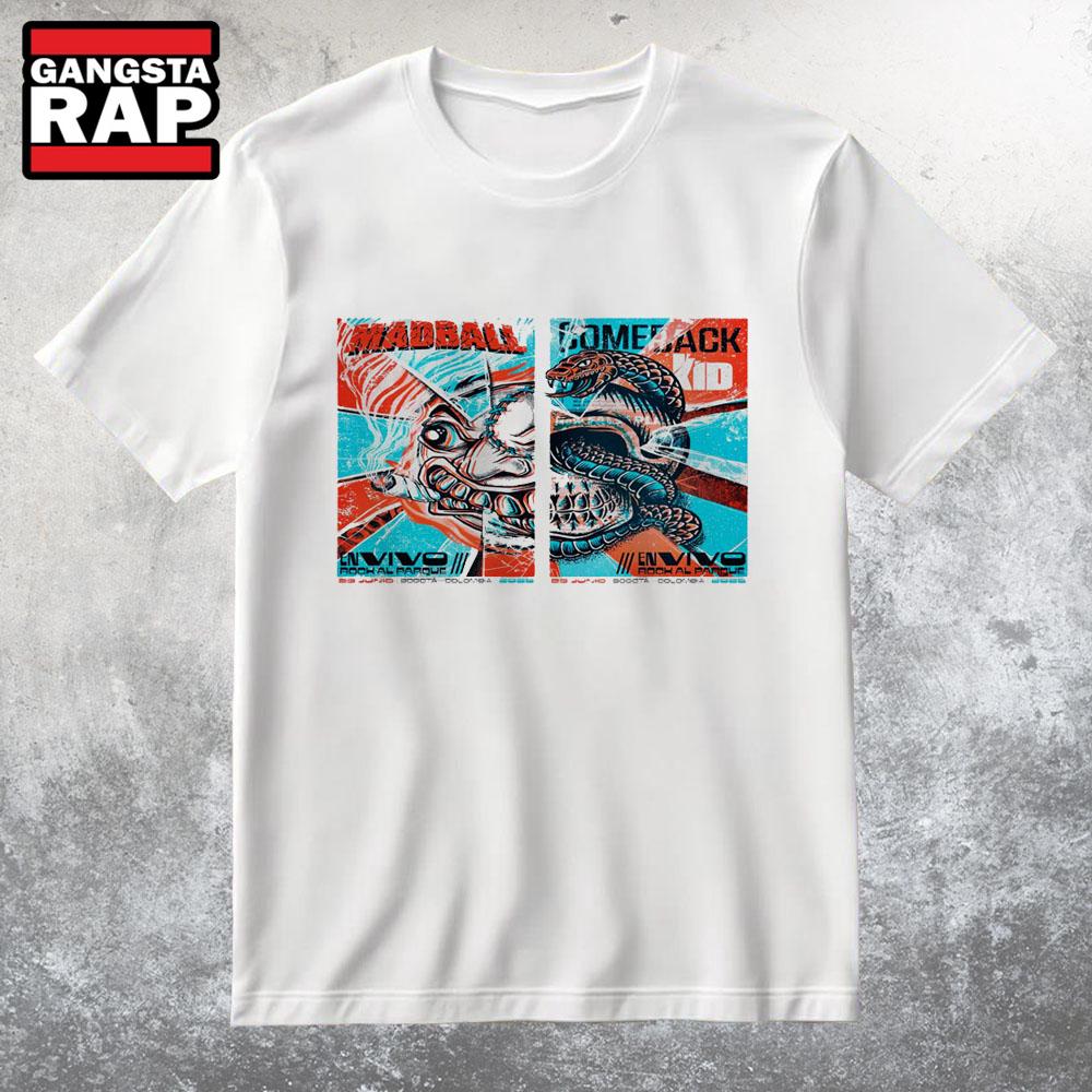 Madball NYHC X Comeback Kid 6-23-2025 Envivo Rock AL Parque In Bogota Colombia T Shirt