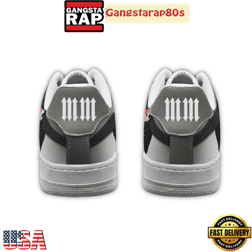 Marilyn Manson One Assassination Under God Tour Special Edition Air Force 1 Shoes Running Sneakers Marilyn Manson One Assassination Under God Tour Special Edition Air Force 1 Shoes Running Sneakers
