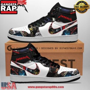 Metallica M72 Limited Edition Air Jordan 1 Sneakers Shoes