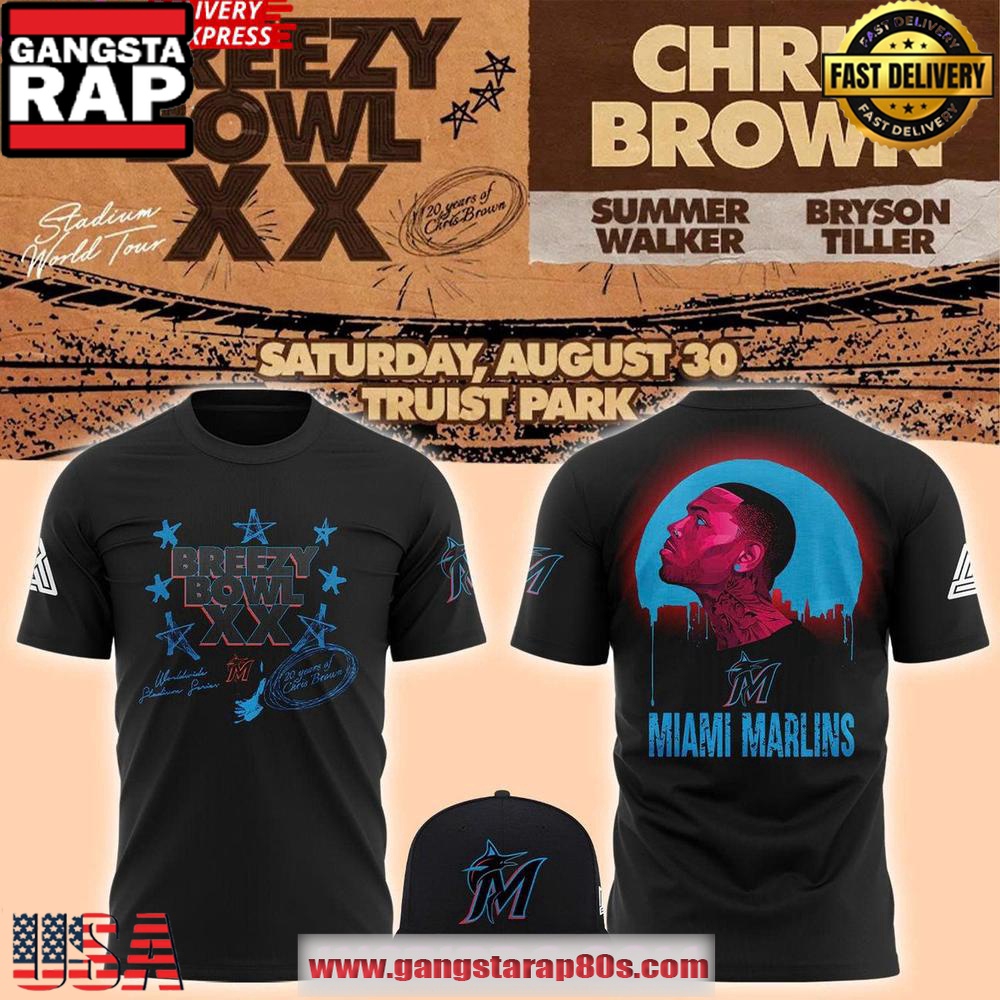 Miami Marlins 2025 BREEZY BOWL XX Concert Unisex T-Shirt