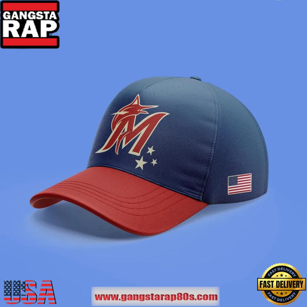 Miami Marlins Celebrate Team USA Night Limited Edition Classic Cap Snapback Hats