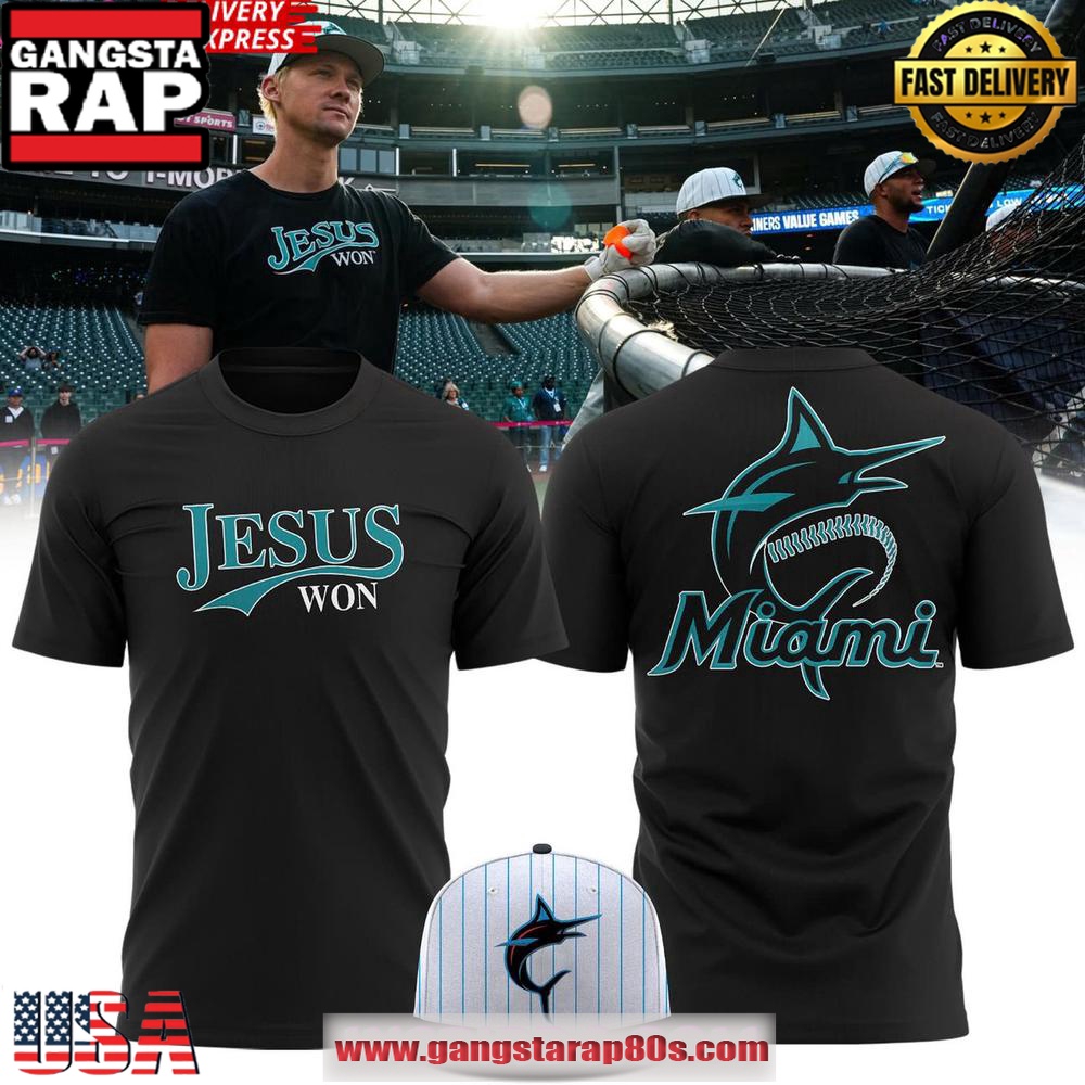 Miami Marlins Jesus Won 2025 Special Unisex T-Shirt