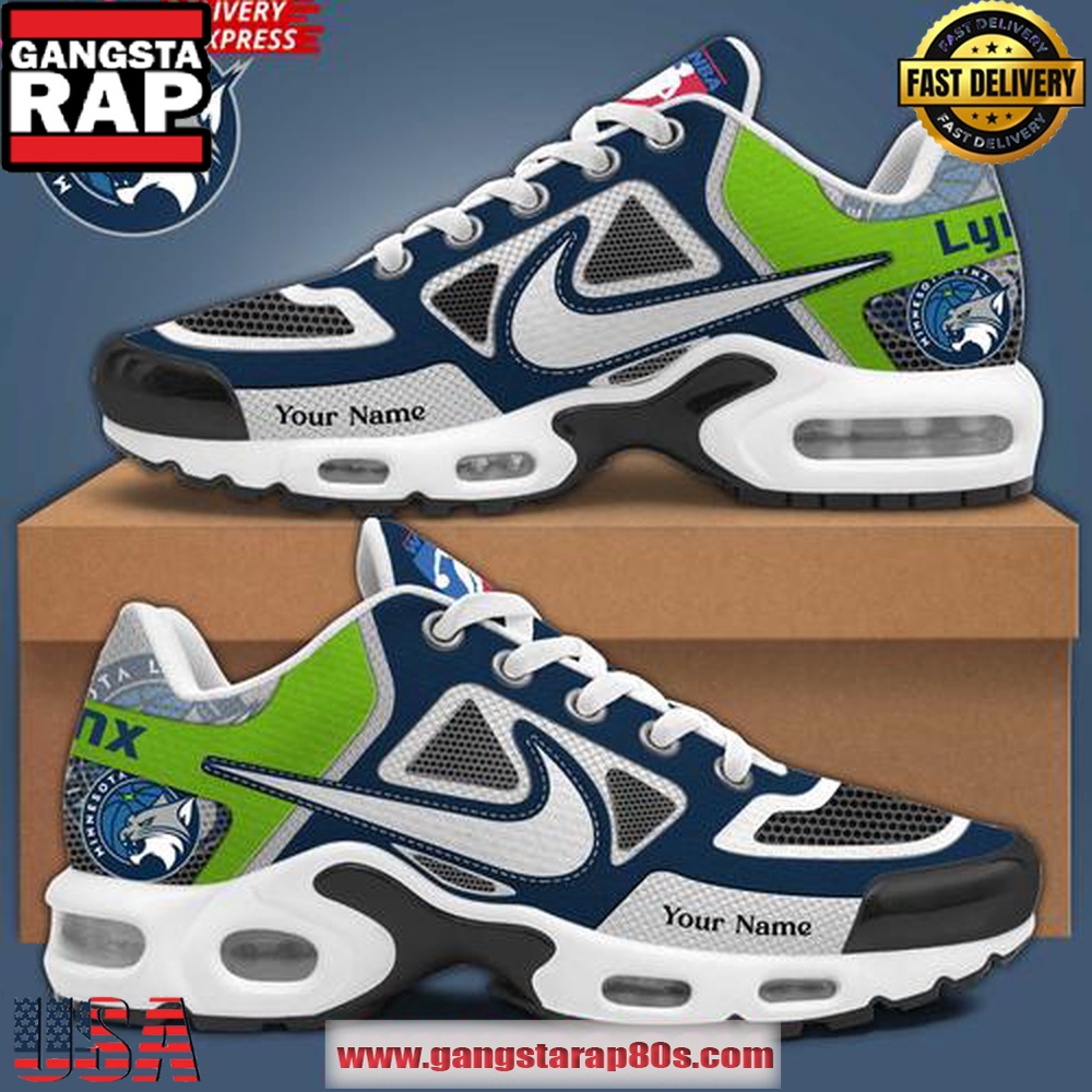 Minnesota Lynx Custom WNBA 2025 Edition Air Max Plus Shoes Running Sneakers