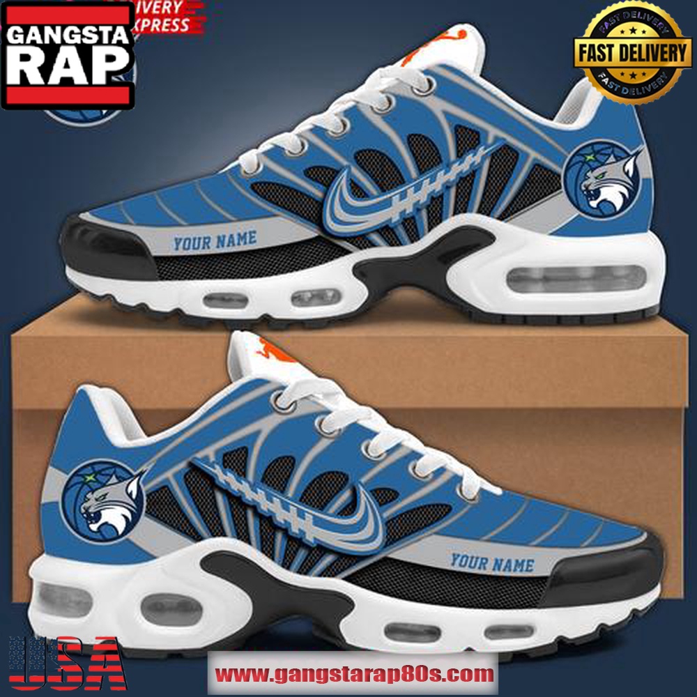 Minnesota Lynx Custom WNBA Blue Edition Air Max Plus Shoes Running Sneakers