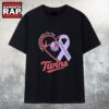Minnesota Twins I Will Remember For You Alzheimer’s Awareness Heartbeat Brain T-Shirt 2 Minnesota Twins I Will Remember For You Alzheimer’s Awareness Heartbeat Brain T-Shirt