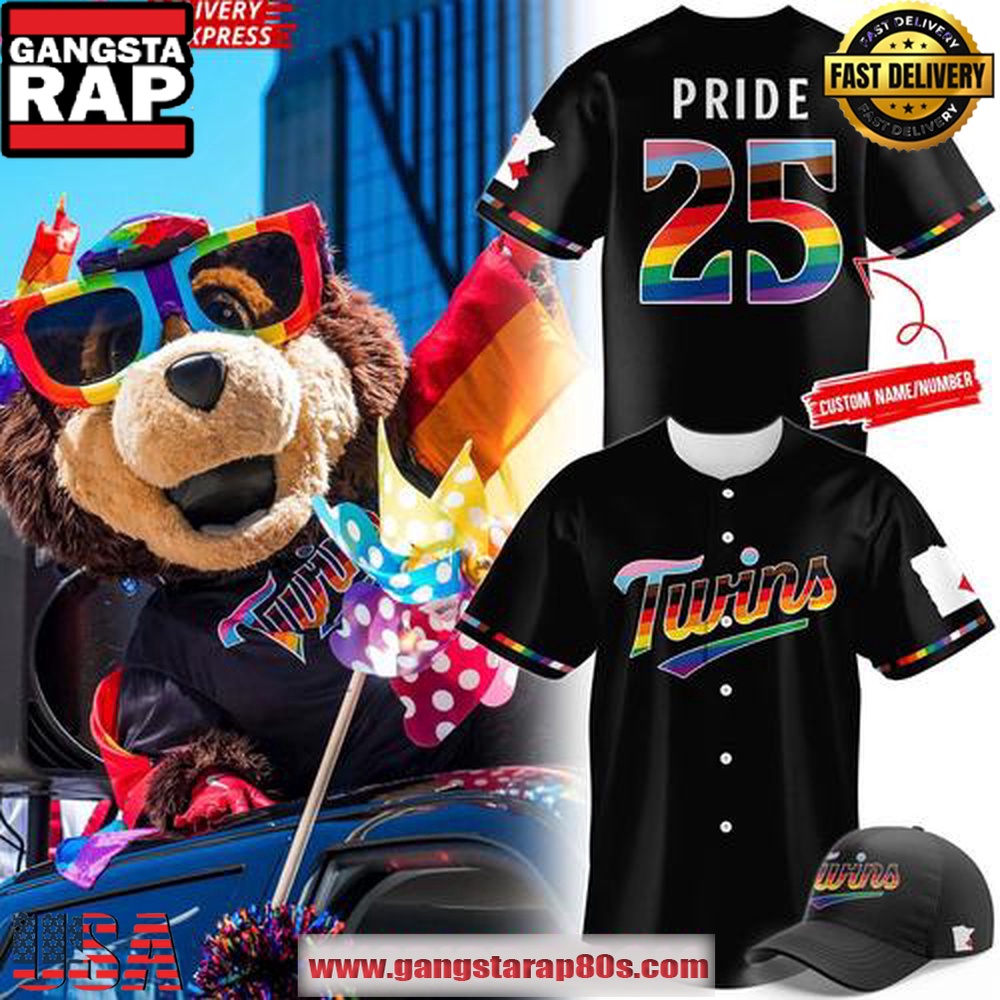 Minnesota Twins Pride Night 2025 Performance Custom Baseball Jersey Shirt