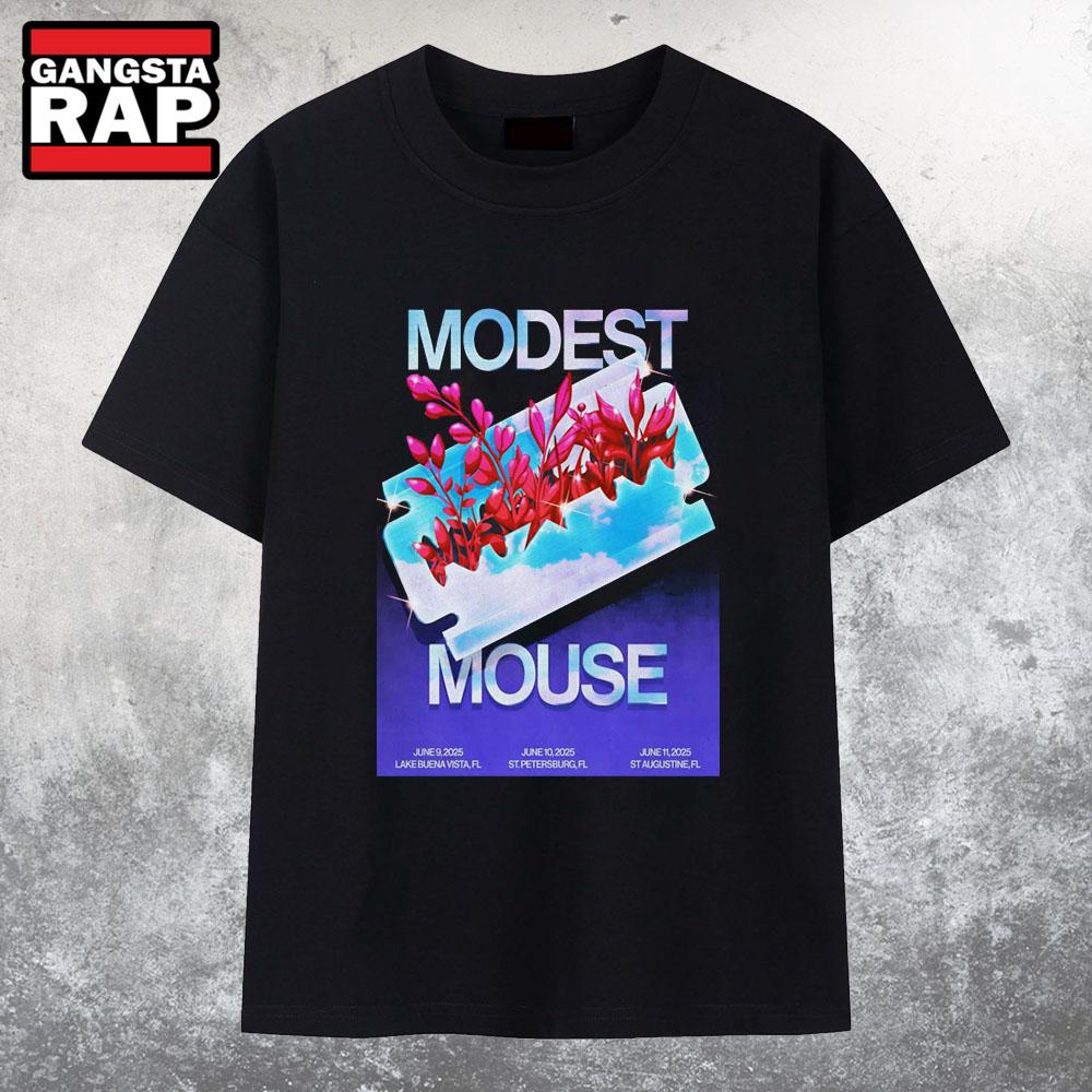 Modest Mouse Jun 10 2025 Jannus Live In St Petersburg FL T Shirt Modest Mouse Jun 10 2025 Jannus Live In St Petersburg FL T Shirt