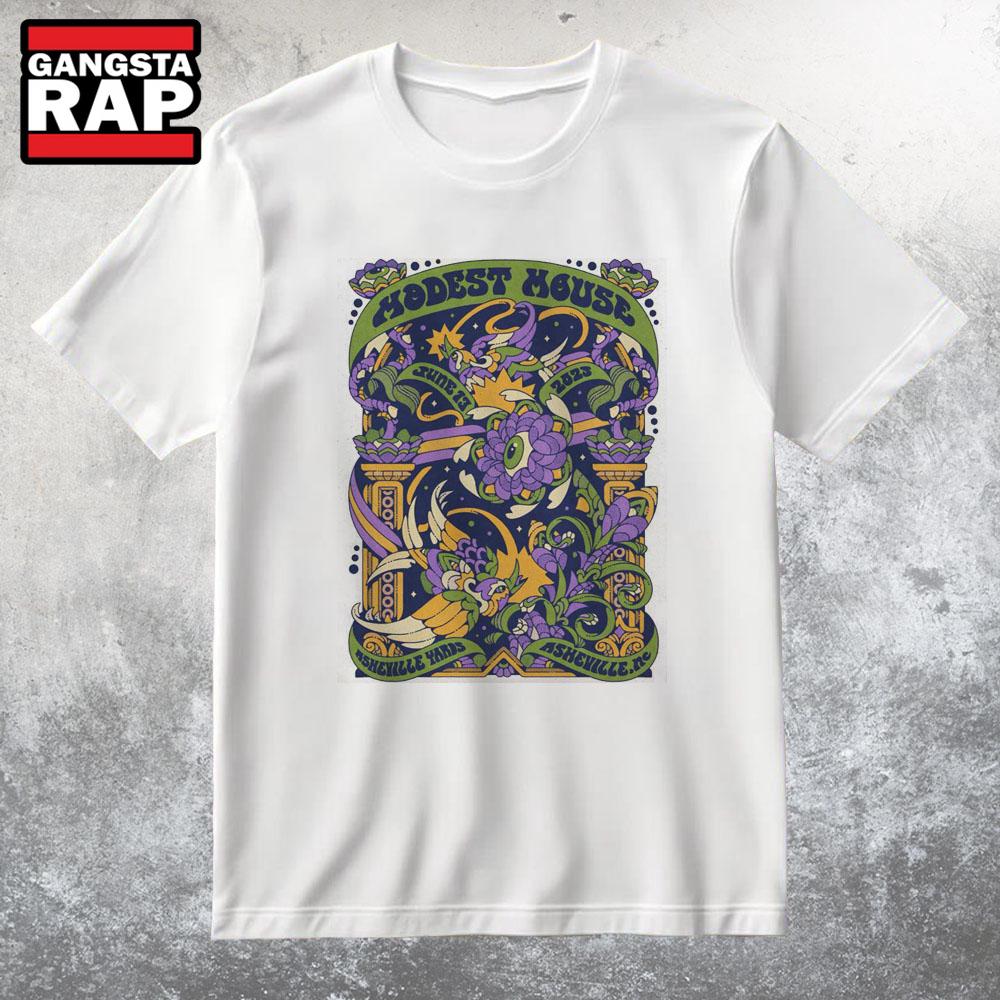 Modest Mouse Jun 13 2025 Asheville Yards T Shirt