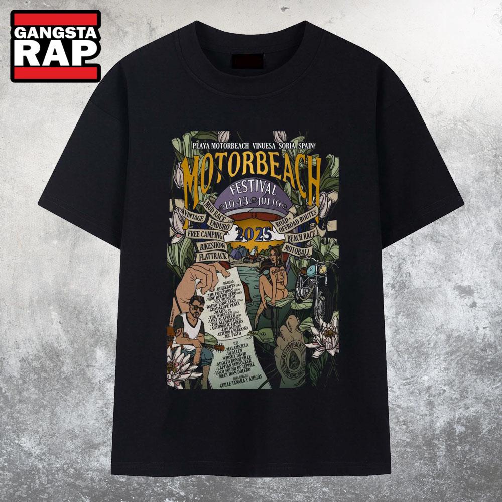 Motorbeach Festival Vinuesa Soria Spain Jul 10-13 2025 T Shirt