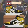 NCAA Iowa Hawkeyes Custom Name Air Jordan 1 Shoes Running Sneakers For Men Women