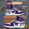 NCAA Kansas State Wildcats Custom Name Air Jordan 1 Shoes Running Sneakers For Men Women