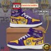 NCAA LSU Tigers Custom Name Air Jordan 1 Shoes Running Sneakers For Men Women