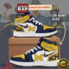 NCAA Michigan Wolverines Custom Name Air Jordan 1 Shoes Running Sneakers 2 NCAA Michigan Wolverines Custom Name Air Jordan 1 Shoes Running Sneakers For Men Women