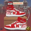 NCAA Nebraska Cornhuskers Custom Name Air Jordan 1 Shoes Running Sneakers For Men Women