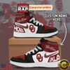 NCAA Oklahoma Sooners Custom Name Air Jordan 1 Shoes Running Sneakers For Men Women