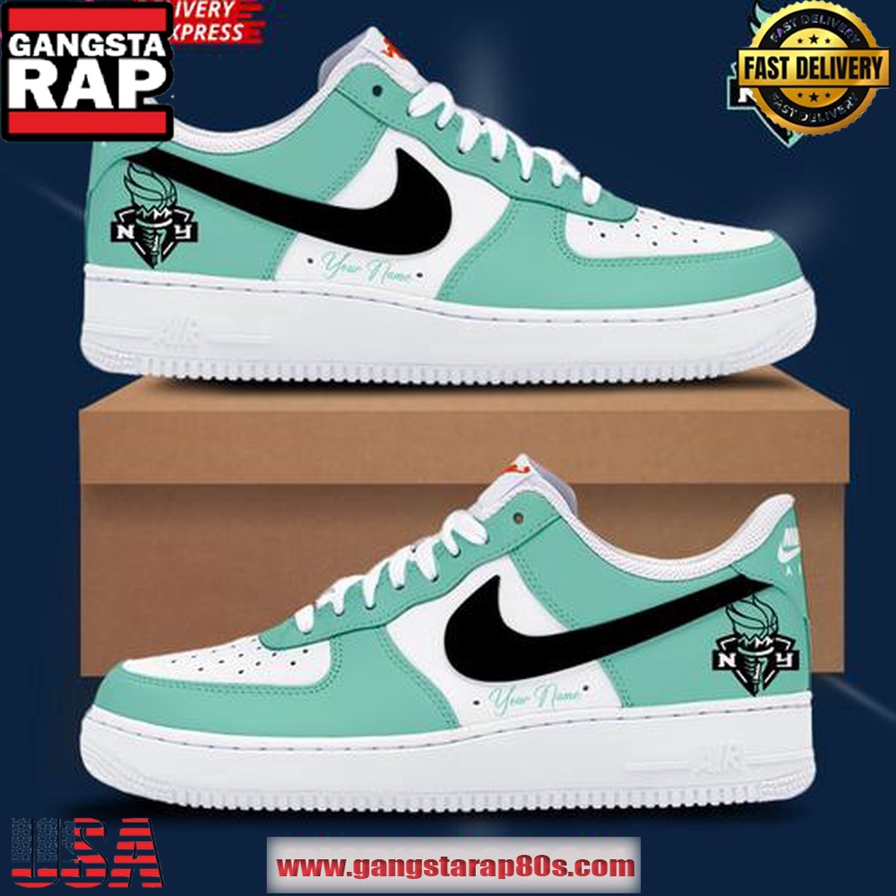 New York Liberty WNBA 2025 Custom Air Force 1 Running Sneakers Shoes