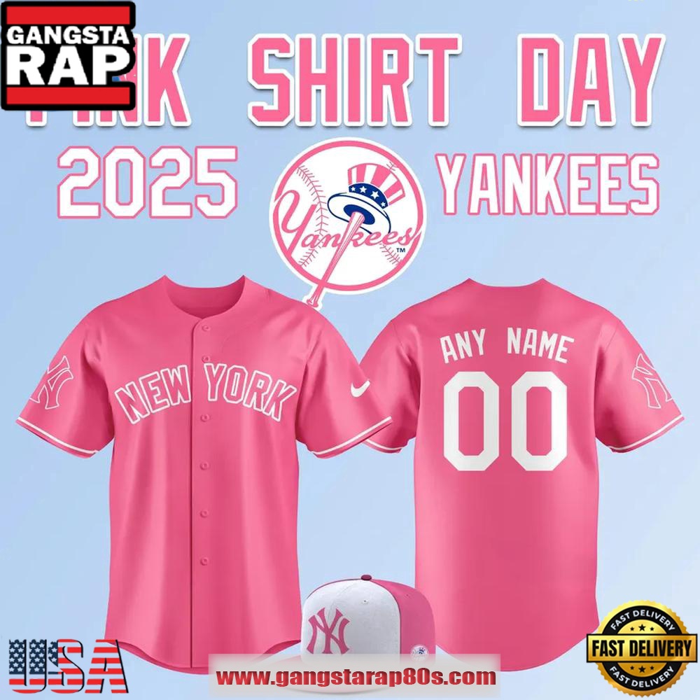 New York Yankees Pink Shirt Day 2025 Limited Edition Baseball Jersey Shirt New York Yankees Pink Shirt Day 2025 Limited Edition Baseball Jersey Shirt