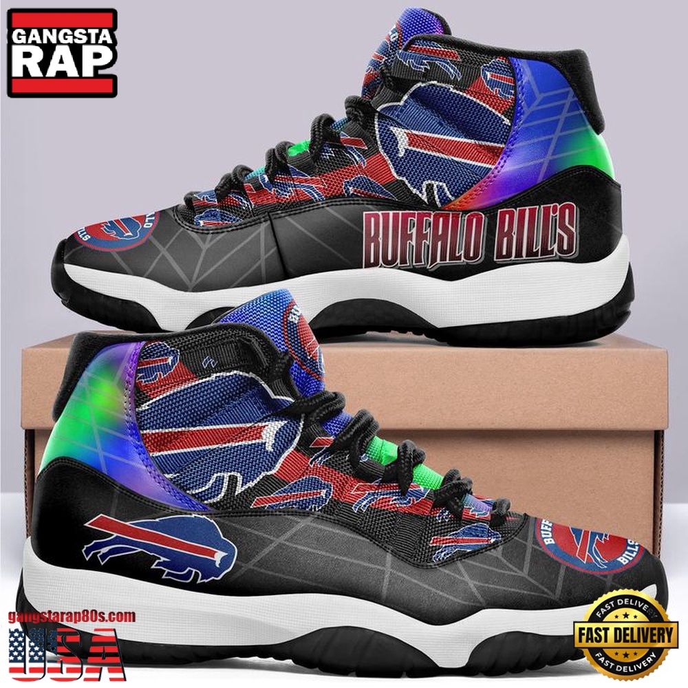 NFL Buffalo Bills Ver 2 Unique Design Air Jordan 11 Sneaker