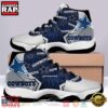NFL Dallas Cowboys Blue Grey Unique Design Air Jordan 11 Shoes