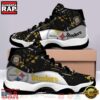 NFL Pittsburgh Steelers Black-White Unique Design Air Jordan 11 Shoes 3 NFL Pittsburgh Steelers Black-White Unique Design Air Jordan 11 Shoes