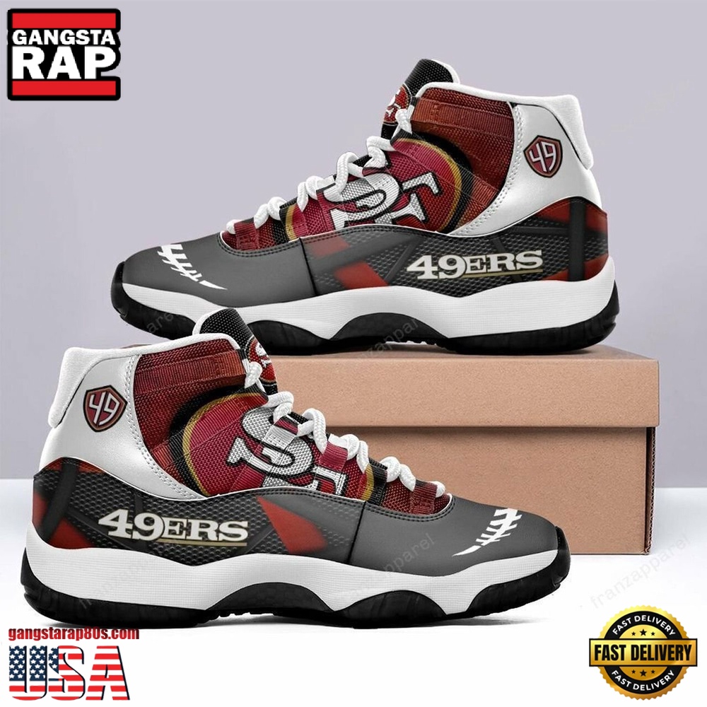 NFL San Francisco 49Ers For Fan Unique Design Air Jordan 11 Shoes