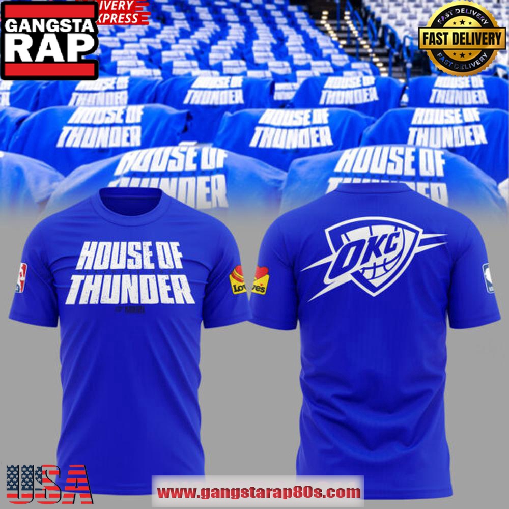 Oklahoma City Thunder House Of Thunder 2025 Unisex T-Shirt