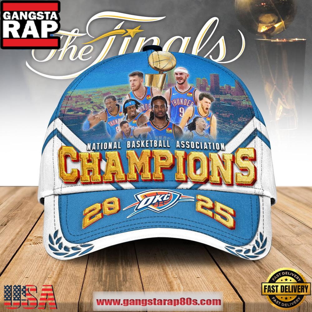 Oklahoma City Thunder NBA Finals Champions Classic Cap Hats Oklahoma City Thunder NBA Finals Champions Classic Cap Hats