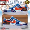 Oklahoma City Thunder UP Performance Nike Air Force 1 Running Sneakers Shoes 2 Oklahoma City Thunder UP Performance Nike Air Force 1 Running Sneakers Shoes