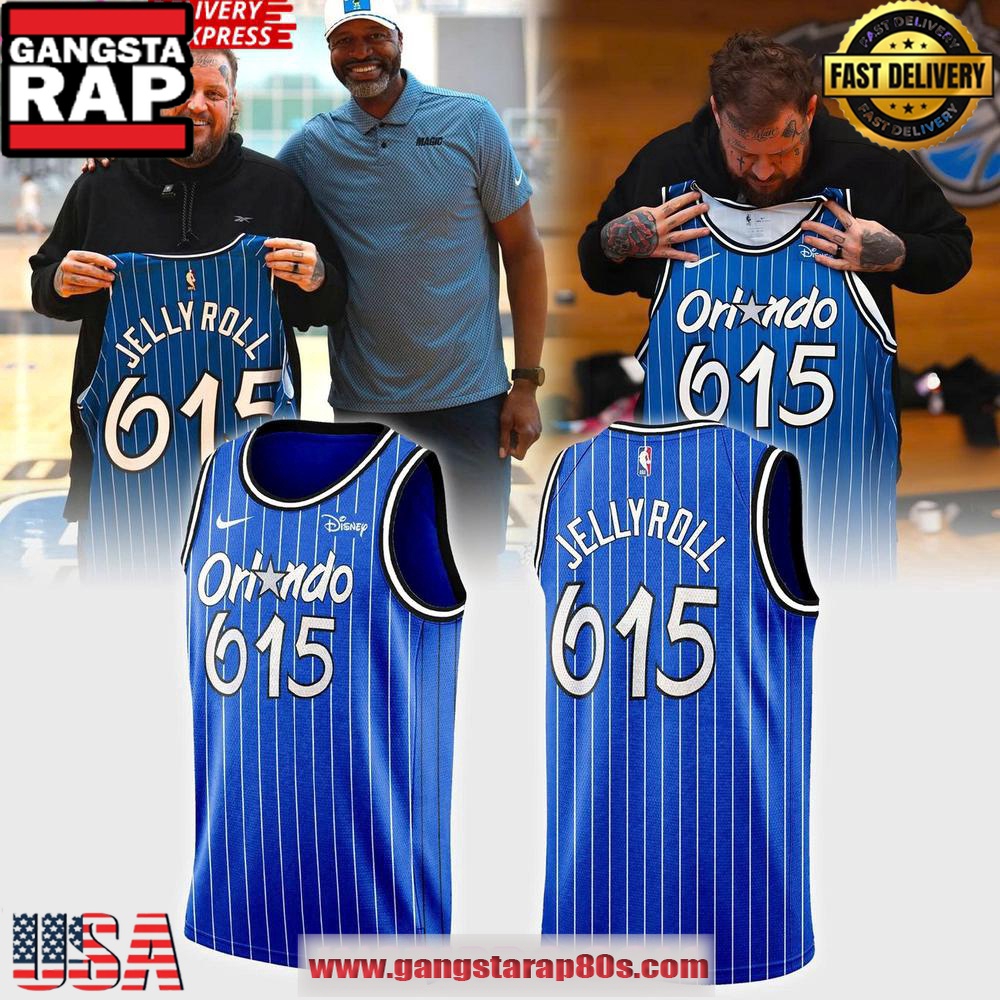 Orlando Magic x Jelly Roll Unique Design Basketball Jersey