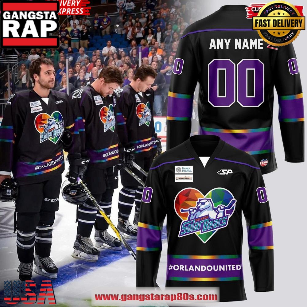 Orlando Solar Bears Orlando United Night Special Custom Hockey Jersey