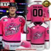 Orlando Solar Bears Pink Whitney 2025 Custom Hockey Jersey