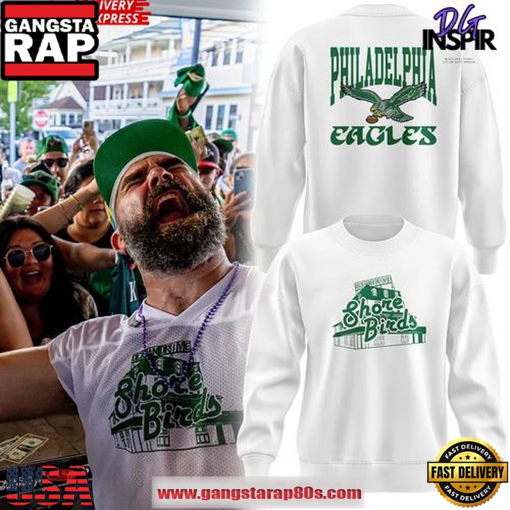 Philadelphia Eagles Shore Birds Ocean Drive Crewneck Special Sweatshirt