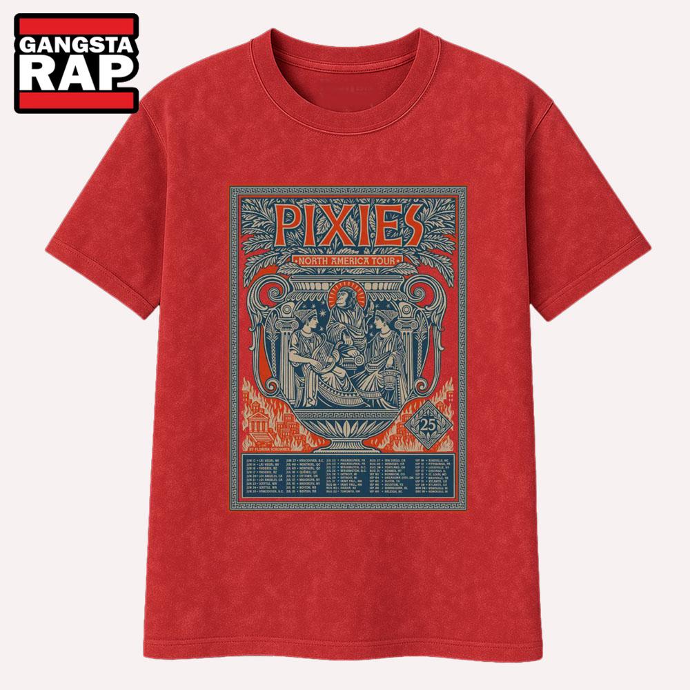 Pixies North America Tour 2025 T Shirt