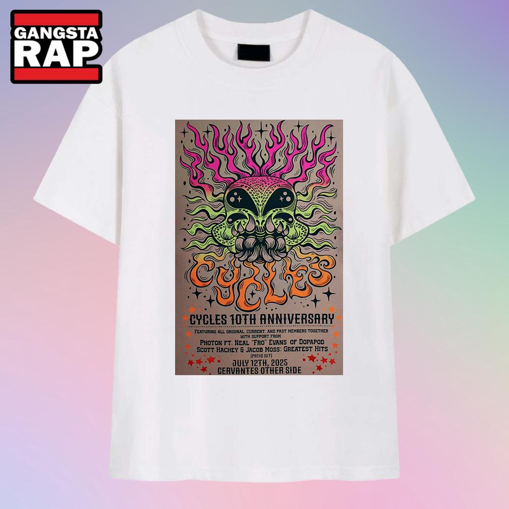 Poster for Cycles in Denver, Jul 12, 2025 T-Shirts