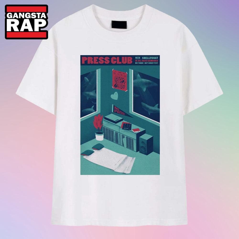 Press Club In Hamburg Germany On Jun 15 2025 T Shirt