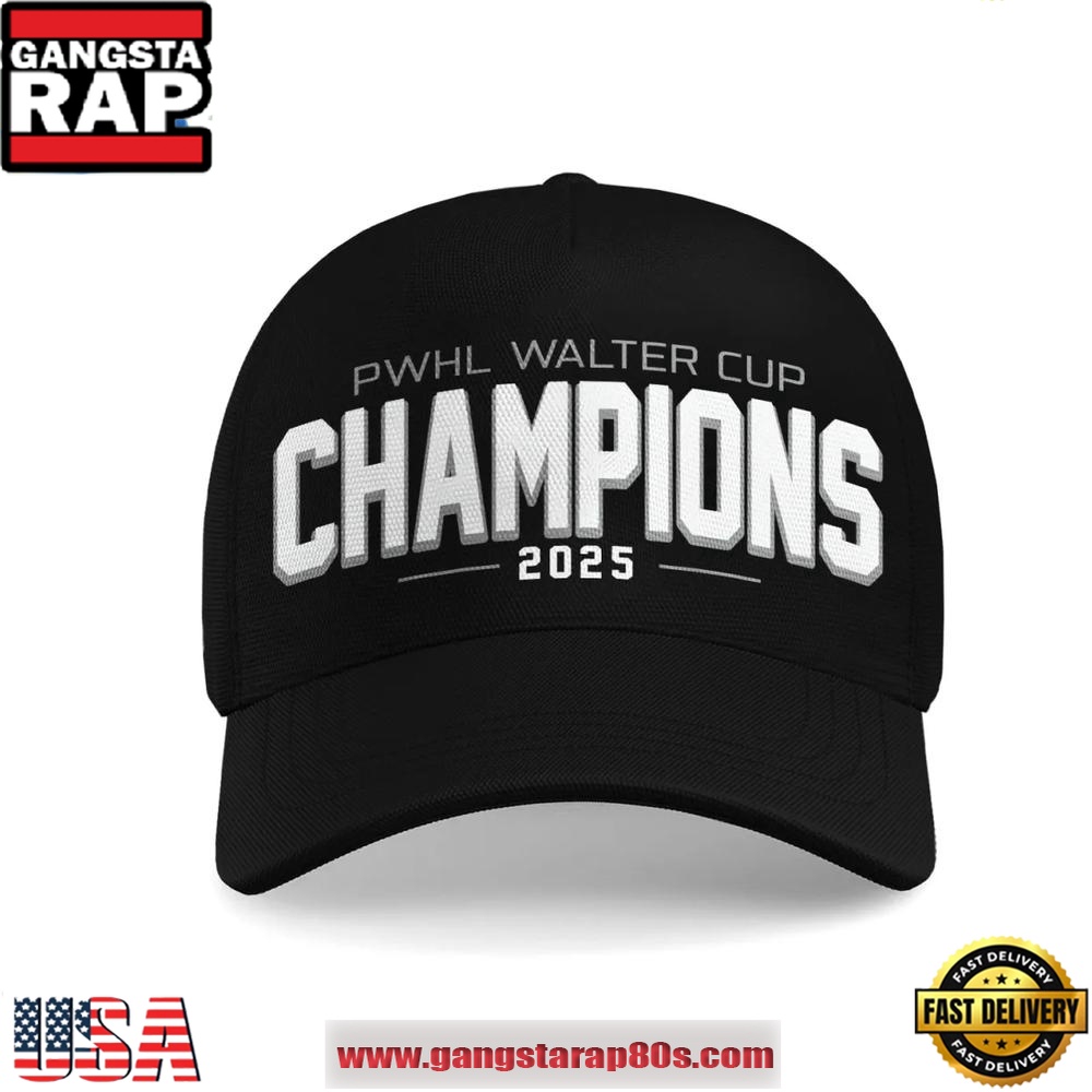 PWHL Minnesota Frost 2025 Walter Cup Champions Classic Cap Hats